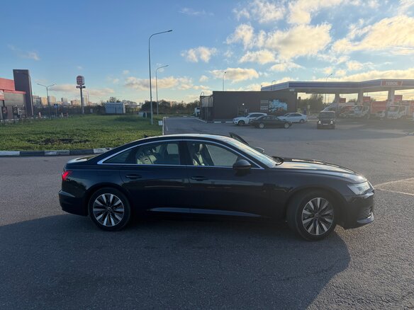 2022 Audi A6 45 TFSI V (C8), синий, 5150000 рублей - вид 4