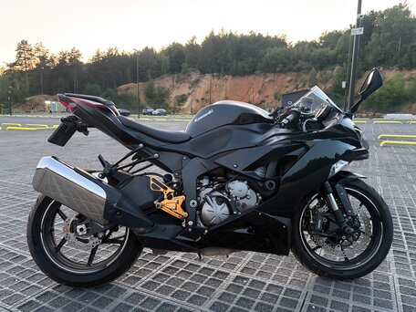 2019 Kawasaki ZX-6R Ninja, чёрный, 1200000 рублей, вид 1