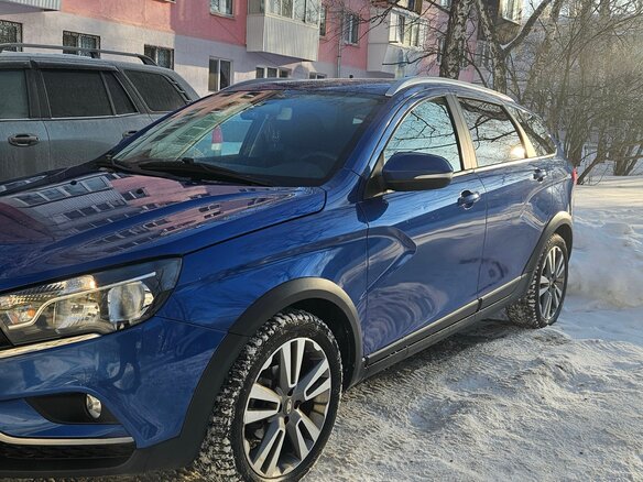 2022 Lada (ВАЗ) Vesta SW Cross I, синий, 1500000 рублей - вид 1