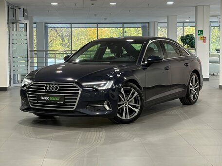 2021 Audi A6 45 TFSI V (C8), синий, 3969000 рублей, вид 3