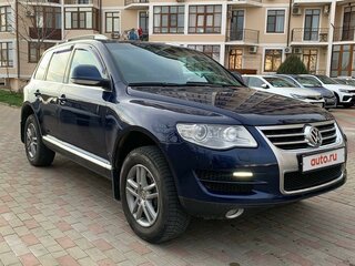 2007 Volkswagen Touareg I Рестайлинг, синий, 1600000 рублей, вид 3