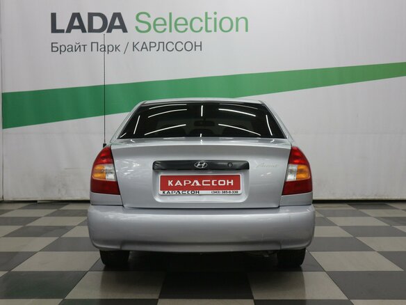 2006 Hyundai Accent ТагАЗ II, серебристый - вид 3