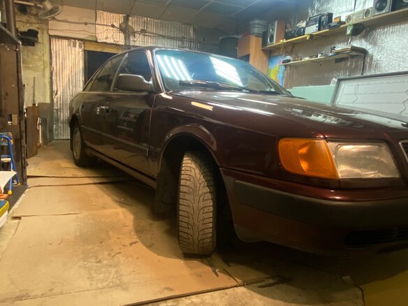 1992 Audi 100 IV (C4), красный, 445000 рублей - вид 4