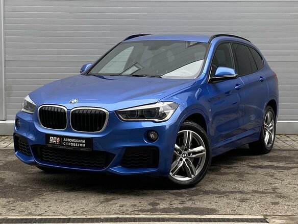 2019 BMW X1 20i xDrive II (F48), синий
