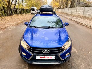 2021 Lada (ВАЗ) Vesta SW I, синий, 1700000 рублей, вид 2