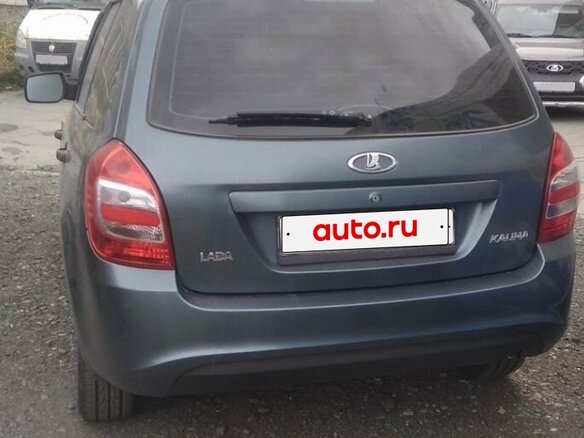 2014 Lada (ВАЗ) Kalina II, серый, 470000 рублей - вид 3