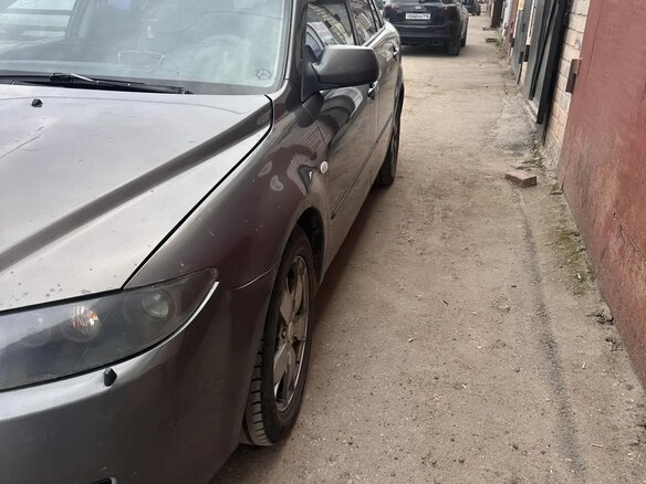 2006 Mazda 6 I (GG) Рестайлинг, серый, 307000 рублей - вид 4