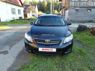 2009 Toyota Corolla X (E140, E150), чёрный, 750000 рублей, вид 1