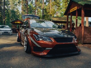 2013 SEAT Leon III, красный, 1100000 рублей, вид 5