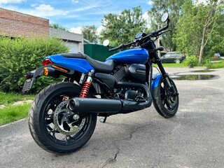 2018 Harley-Davidson Street Rod, синий, 685000 рублей, вид 4