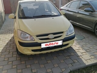 2008 Hyundai Getz I Рестайлинг, жёлтый, 499999 рублей, вид 1