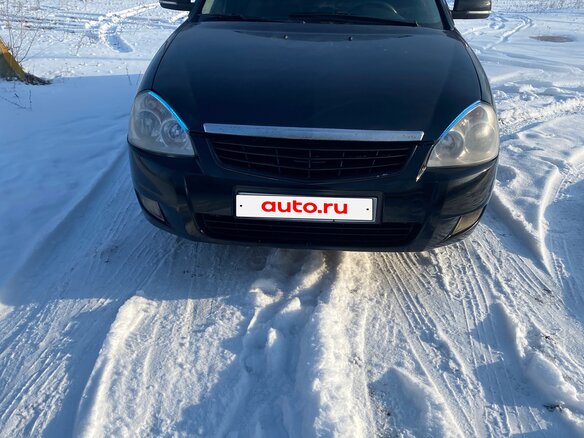 2008 Lada (ВАЗ) Priora I, чёрный, 230000 рублей - вид 1