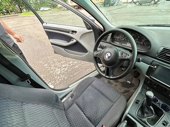 2001 BMW 3 серии 316i IV (E46), серый, 450000 рублей - вид 18