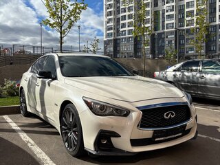 2018 Infiniti Q50 I Рестайлинг, белый, 2950000 рублей, вид 4