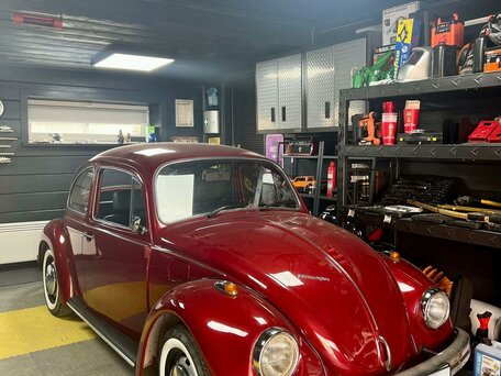 1980 Volkswagen Type 1, красный, вид 1