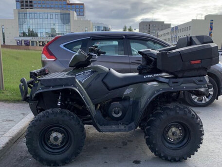 2011 Polaris Sportsman 800, зелёный, 580000 рублей, вид 4