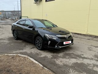 2017 Toyota Camry VII (XV50) Рестайлинг 2, чёрный, 2550000 рублей, вид 2