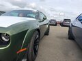 2020 Dodge Challenger Hellcat III Рестайлинг 2, зелёный - вид 3
