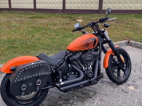 2021 Harley-Davidson Street Bob, оранжевый, 1100000 рублей, вид 3