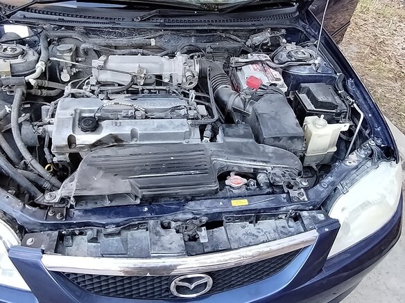 2001 Mazda 323 VI (BJ) Рестайлинг, синий, 380000 рублей - вид 10