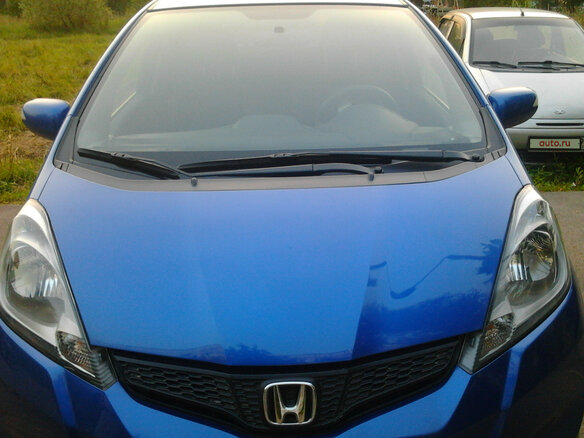 2011 Honda Jazz II Рестайлинг, синий - вид 1