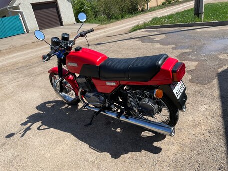1989 Jawa 350/638, красный, 300000 рублей, вид 4
