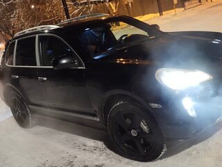 2007 Porsche Cayenne S I Рестайлинг (957), чёрный, 1340000 рублей, вид 4