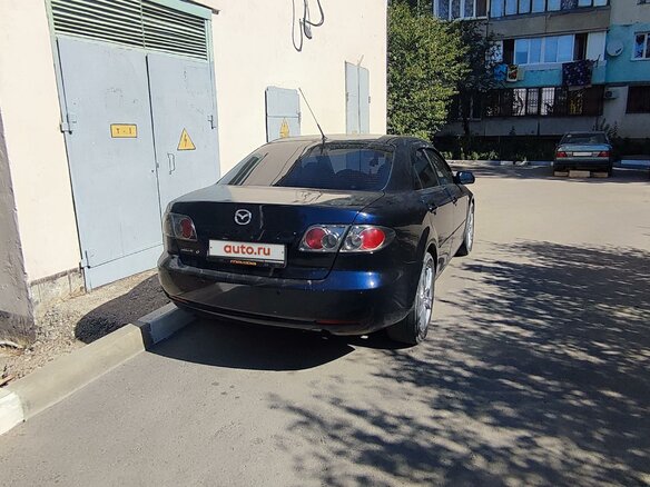 2007 Mazda 6 I (GG) Рестайлинг, синий, 555000 рублей - вид 4