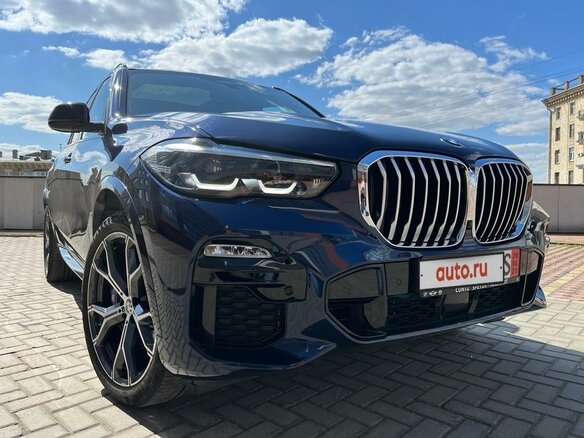 2020 BMW X5 30d IV (G05/G18), синий, 7700000 рублей - вид 1