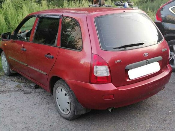 2009 Lada (ВАЗ) Kalina I, пурпурный, 135000 рублей - вид 4