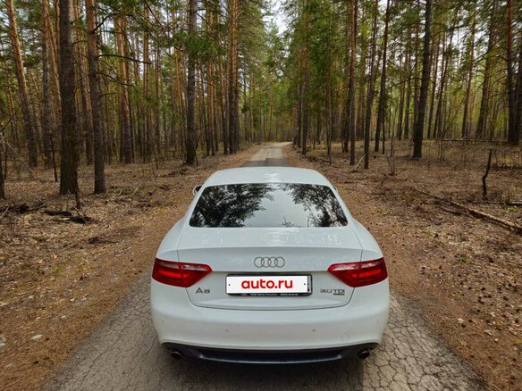 2009 Audi A5 tiptronic I (8T), белый, 1450000 рублей - вид 2