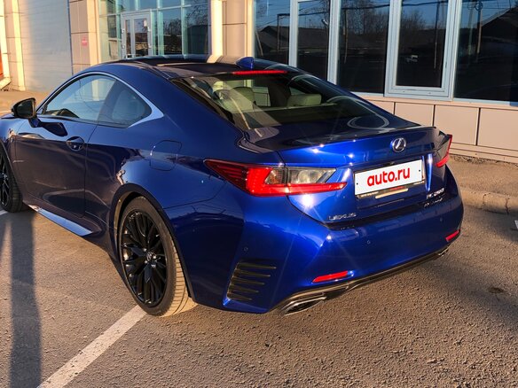 2015 Lexus RC 200t I, синий, 3100000 рублей - вид 7