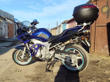 2004 Yamaha FZ6, синий, 400000 рублей, вид 5
