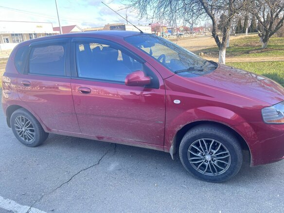 2006 Chevrolet Aveo I, красный, 440000 рублей - вид 1