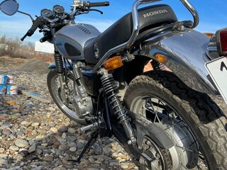 2003 Honda CB 400SS, серебристый, 335000 рублей, вид 4