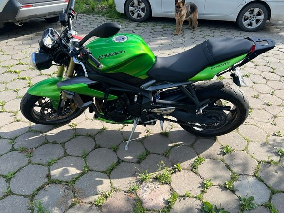 2013 Triumph Street Triple, зелёный, 680000 рублей - вид 6