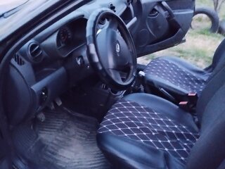 2014 Lada (ВАЗ) Granta I, чёрный, 700000 рублей, вид 3