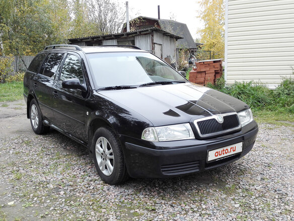 2006 Skoda Octavia I (A4) Рестайлинг, чёрный - вид 1