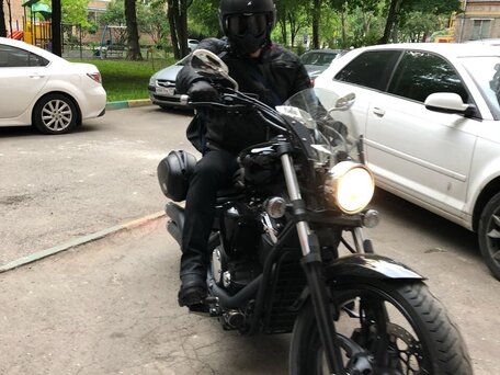 2014 Yamaha XVS1300, чёрный, 790000 рублей, вид 1