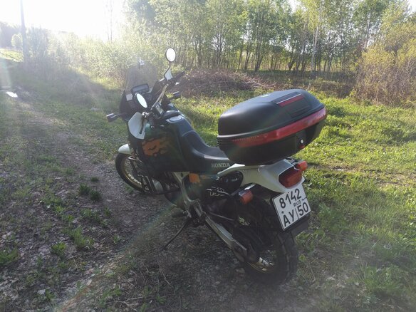 1995 Honda XRV 750 Africa Twin, зелёный - вид 13