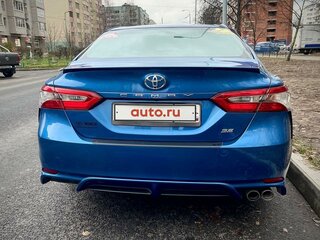 2018 Toyota Camry US Market VIII (XV70), синий, 1950000 рублей, вид 3