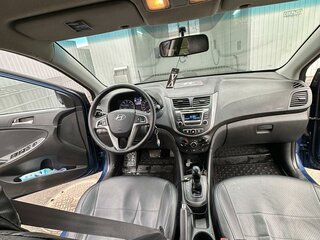 2016 Hyundai Solaris I Рестайлинг, синий, 1250000 рублей, вид 3