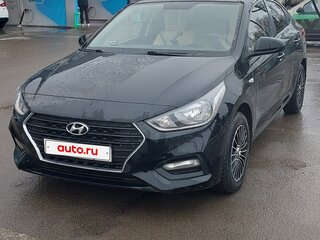 2018 Hyundai Solaris II, чёрный, 1260000 рублей, вид 1