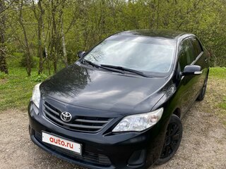 2011 Toyota Corolla X (E140, E150) Рестайлинг, чёрный, 950000 рублей, вид 4