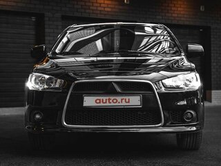 2012 Mitsubishi Lancer X Рестайлинг, чёрный, 1300000 рублей, вид 2