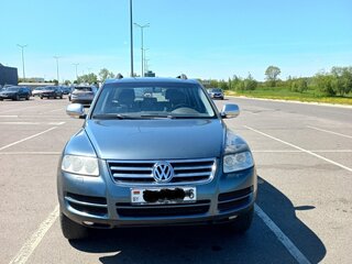 2004 Volkswagen Touareg I, серый, 810512 рублей, вид 1