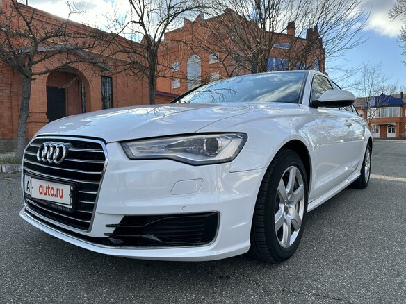 2015 Audi A6 IV (C7) Рестайлинг, белый, 1999999 рублей - вид 1