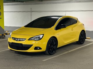 2014 Opel Astra GTC J Рестайлинг, жёлтый, 1249000 рублей, вид 4