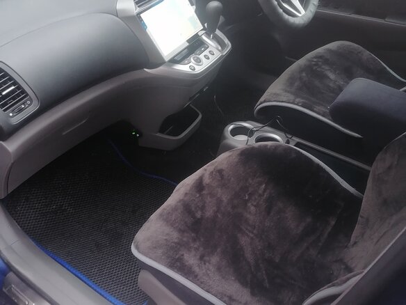 2010 Honda Stream II Рестайлинг, синий, 1550000 рублей - вид 5