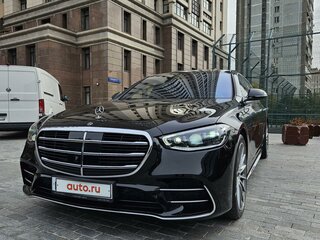 2021 Mercedes-Benz S-Класс 500 Long 4MATIC VII (W223), чёрный, 9900000 рублей, вид 2